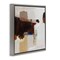 Stupell Industries American Rust Abstraction Framed Floater Canvas Wall Art Design by Pamela Munger